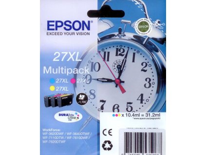 103582 epson t2715 typ 27xl set cyan magenta yellow originalni cartridge 3x10 4ml 3x1100s