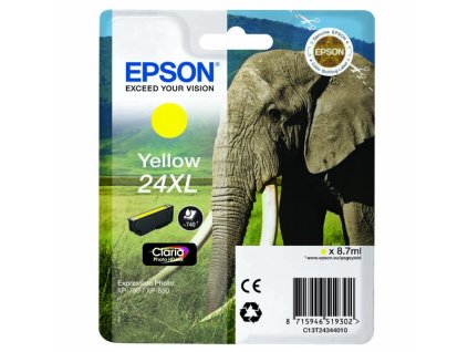 103624 epson t2434 typ 24xl yellow originalni cartridge 8 7ml 740s