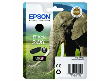 103627 epson t2431 typ 24xl black originalni cartridge 10ml 500s