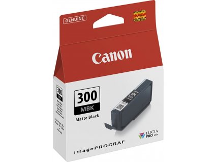 104344 canon pfi300mbk 4192c001 matte black originalni cartridge 14 4ml