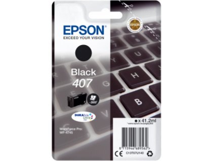 104383 epson c13t07u140 typ 407 black originalni cartridge 41 2ml 2600s