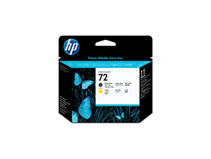 104629 hp c9384a typ 72 yellow matte black originalni print head