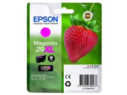 105325 epson t2993 typ 29xl magenta originalni cartridge 6 4ml 450s