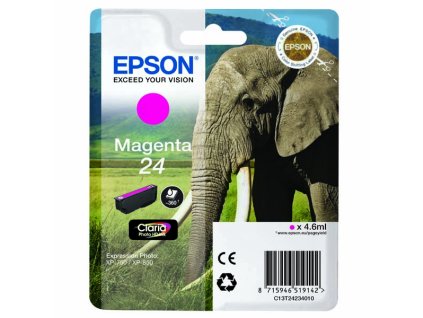 105382 epson t2423 typ 24 magenta originalni cartridge 4 6ml 360s
