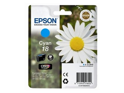 105427 epson t1802 typ 18 cyan originalni cartridge 3 3ml 180s