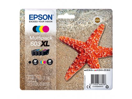 105748 epson c13t03a64010 typ 603xl set black cyan magenta yellow originalni cartridge 1x8 9ml