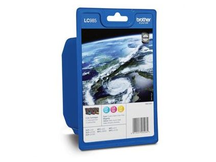 106300 brother lc985 set c m y originalni cartridge 3x260s