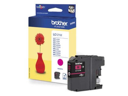 106474 brother lc121 magenta originalni cartridge 300s