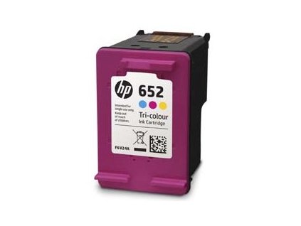 106645 hp f6v24a typ 652 color renovace cartridge 18ml orig 5ml