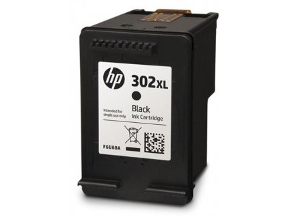 106657 hp f6u68a typ 302xl black renovace cartridge 15ml orig 8 5ml