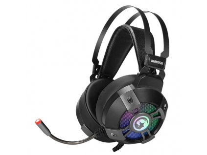 107527 marvo hg9015g sluchatka s mikrofonem ovladani hlasitosti cerna usb