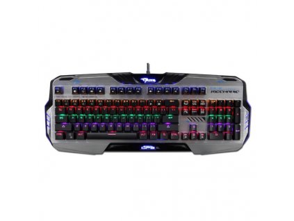 107833 e blue mazer mechanical 729 klavesnice us herni podsvicena s modrym spinacem typ dratov
