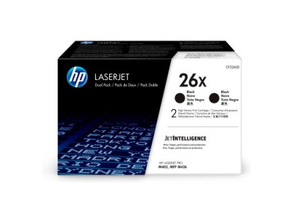 94822 hp cf226xd 26xd dvojite baleni originalni toner 2x9k 2x930g