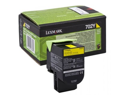 96670 lexmark 70c20y0 yellow originalni toner 1k