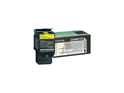 96811 lexmark c540h1yg yellow originalni toner 2k