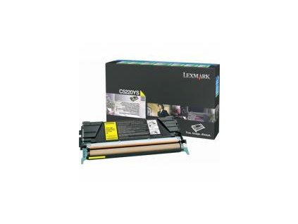96886 lexmark c5220ys yellow originalni toner 3k