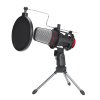 107692 1 marvo streamovaci mikrofon mic 02 bez regulace hlasitosti cerny s tripodem