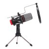 107692 2 marvo streamovaci mikrofon mic 02 bez regulace hlasitosti cerny s tripodem
