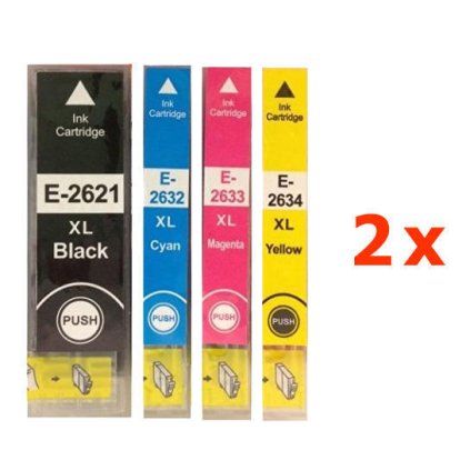 ** Sada 8 inkoustů Epson 26XL / T2621, T2632, T2633, T2634 se slevou 14 % !!