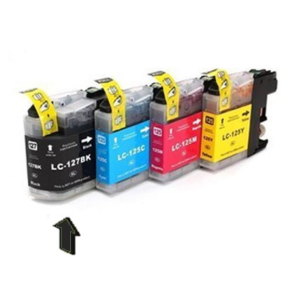 Inkoust LC-127XL BK kompatibilní s Brother LC-127XLBK, černý, 30 ml !!