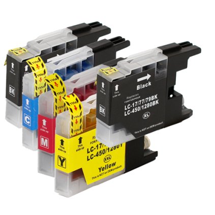 ** Sada 5 inkoustů Brother LC-1280XL CMYK kompatibilní se slevou 13 % !!