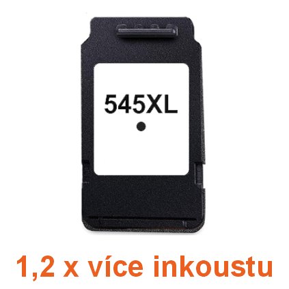 Inkoust Canon PG-545XL kompatibilní, černý, 18 ml !! --- 1,2 x více inkoustu