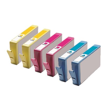 ** Sada 6 inkoustů HP 655XL / CZ110, CZ111, CZ112, CMY se slevou 14 % !!