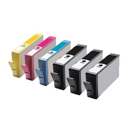** Sada 6 inkoustů HP 655XL / CZ109, CZ110, CZ111, CZ112, CMYK se slevou 14 % !!