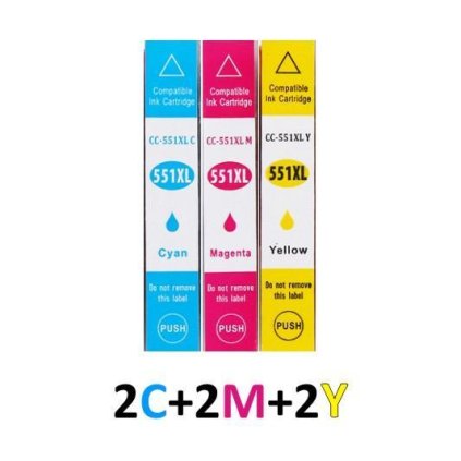 ** Sada 6 inkoustů CLI-551C,M,Y XL se slevou 12 % !!