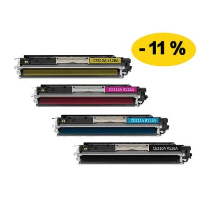 ** Sada 4 tonerů Canon CRG-729 CMYK kompatibilní sleva 11 % !!