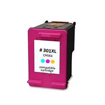 Inkoust HP 301XL / CH564E kompatibilní, barevný, 18 ml !! --- 3 x více inkoustu