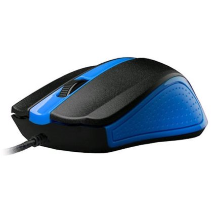 C-TECH optická myš WM-01B,  1200 DPI,  USB,  modro-černá, 3 tlačítka