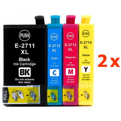 ** Sada 8 inkoustů Epson 27XL / T2711, T2712, T2713, T2714 se slevou 20 % !!