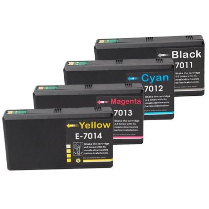 ** Sada 4 inkoustů Epson T7011 T7012 T7013 T7014 XXL kompatibilní - sleva 10 % !!