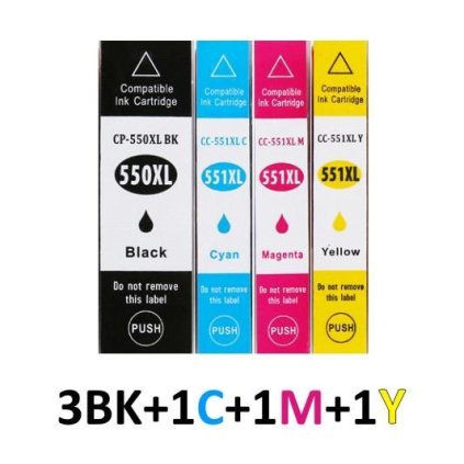 ** Sada 6 inkoustů PGI-550BK XL + CLI-551C,M,Y XL se slevou 12 % !!