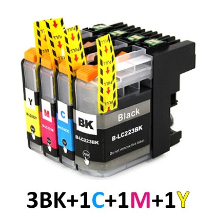 ** Sada 6 inkoustů Brother LC-223 CMYK kompatibilní se slevou 15 % !!