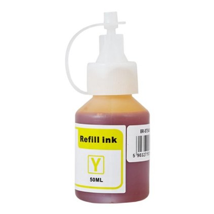 Inkoust Brother BT-5000 Y kompatibilní, žlutý, 50 ml !!