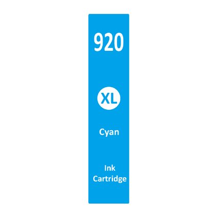 Inkoust HP 920XL / CD972A kompatibilní, azurový, 15 ml !! Extra vysoká kapacita