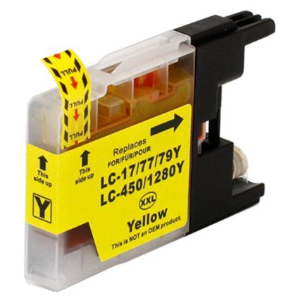 Inkoust Brother LC-1280XL Y kompatibilní, žlutý, 19 ml !!