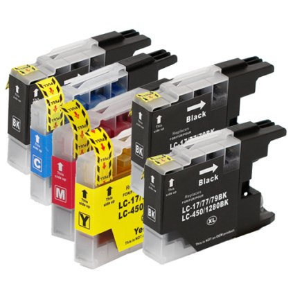 ** Sada 6 inkoustů Brother LC-1280XL CMYK kompatibilní se slevou 15 % !!