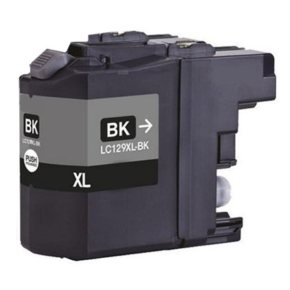 Inkoust LC-129XL BK kompatibilní s Brother LC-129XLBK, černý, 2400 str. / 50 ml