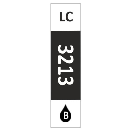 Inkoust Brother LC-3213 BK kompatibilní, černý, 15 ml !!