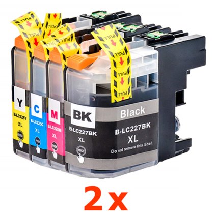 ** Sada 8 inkoustů LC-227XL BK, LC-225XL CMY do Brother se slevou 20 % !!