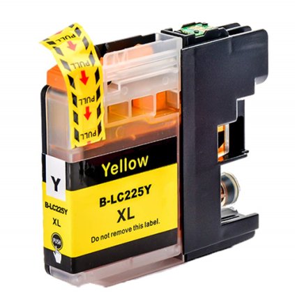 Inkoust LC-225XL Y kompatibilní s Brother LC-225XLY, žlutý, 15 ml !!
