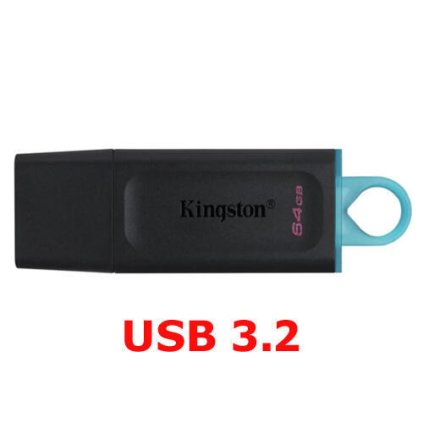 Flash disk 64 GB Kingston Data Traveler Exodia Gen 1,  USB 3.2,  modrá varianta
