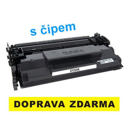 Toner HP CF259X / HP 59X kompatibilní, černý, 10.000 str. !! / S ČIPEM