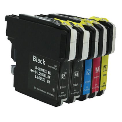 ** Sada 5 inkoustů LC-985 CMYK kompatibilní s Brother se slevou 12 % !!