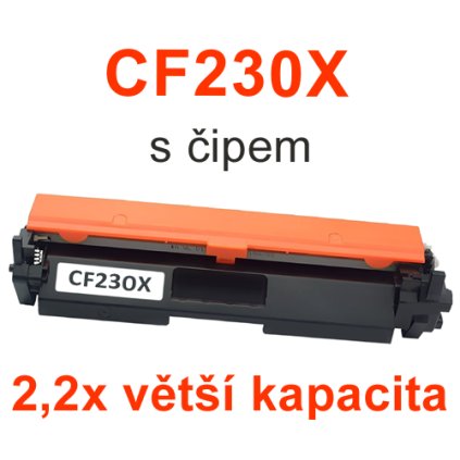 Toner HP CF230X / HP 30X kompatibilní, černý, 3.500 str. / s čipem !!