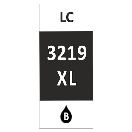 Inkoust Brother LC-3219XL BK kompatibilní, černý, 65 ml !!