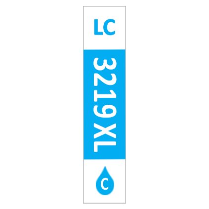Inkoust Brother LC-3219XL C kompatibilní, azurový, 18 ml !!